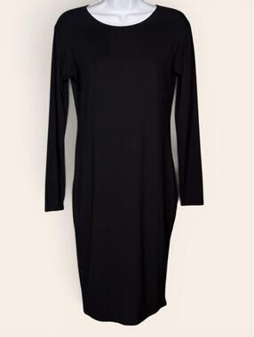 Mimu Maxi Black Pencil Dress